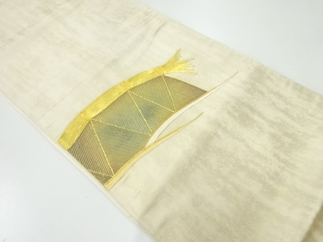 垣模様刺繍袋帯